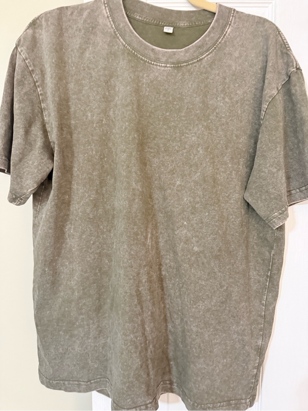 Men's Mineral Wash Short-Sleeve T-Shirt - Olive